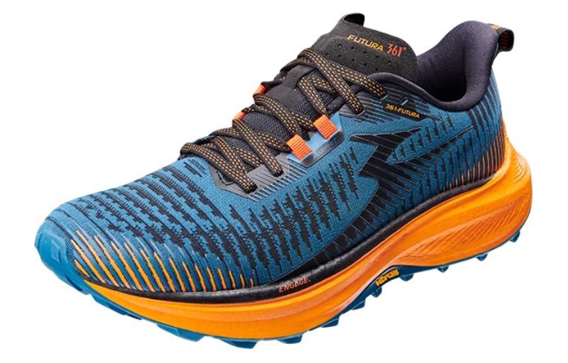 361° Cushioning, Wear Resistant Low top Running Shoes Men’s Blue Black