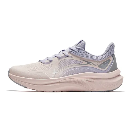 Anta Running Collection Textile, EVA Slip Resistant Abrasion Resistant Low top Running Shoes Women's Pink Purple