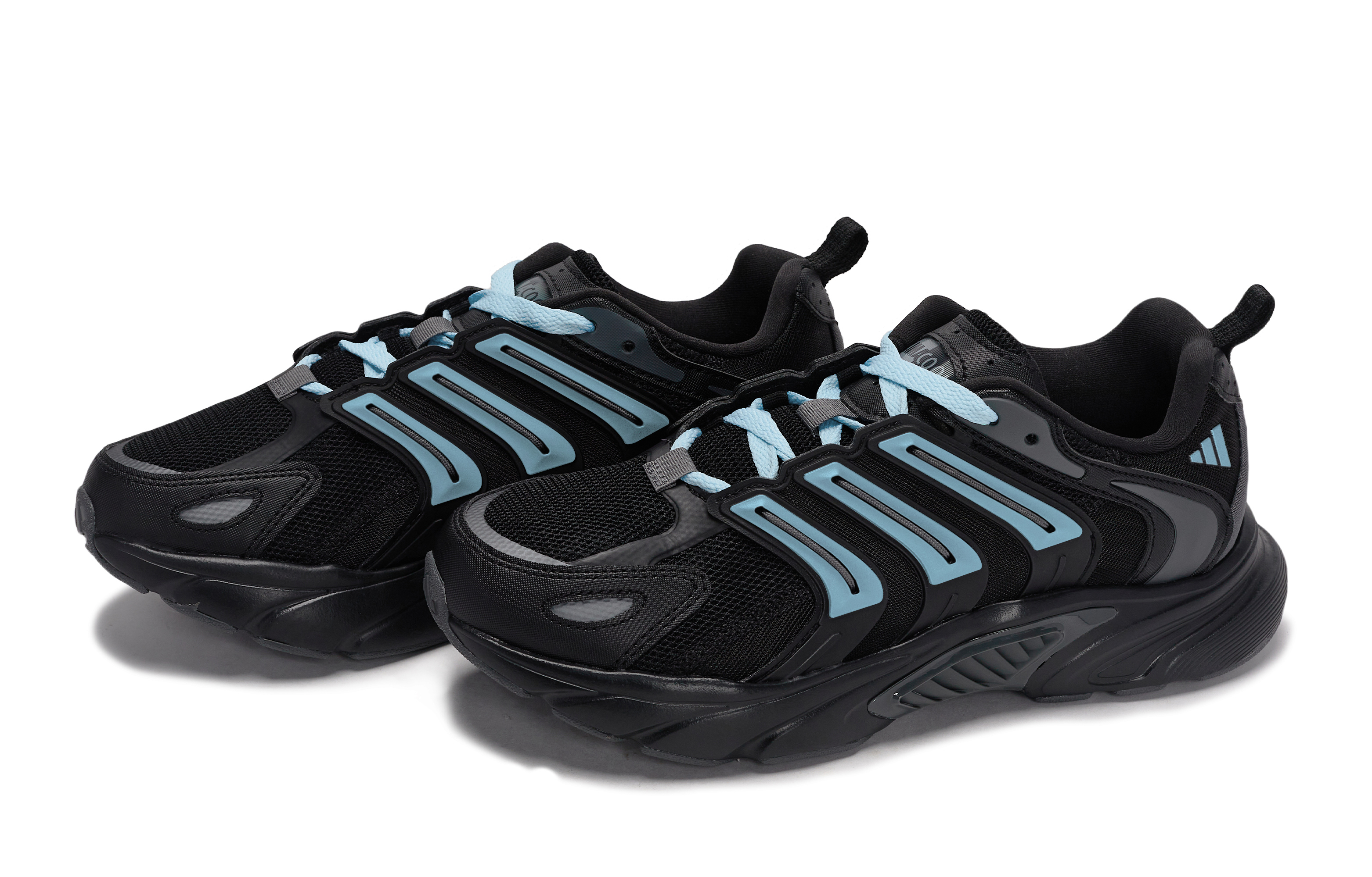 Adidas CLIMACOOL BOUNCE Slip Resistant Abrasion Resistant Low top Running Shoes Unisex Black Blue