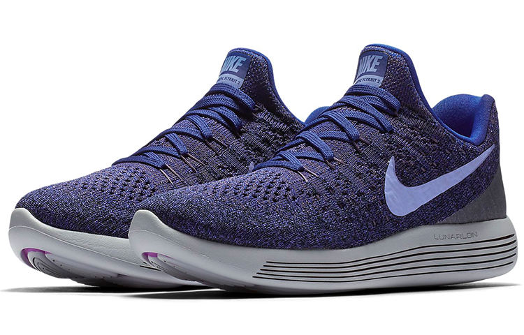 Женские кроссовки Nike LunarEpic Flyknit 2 (синие) — фото 3