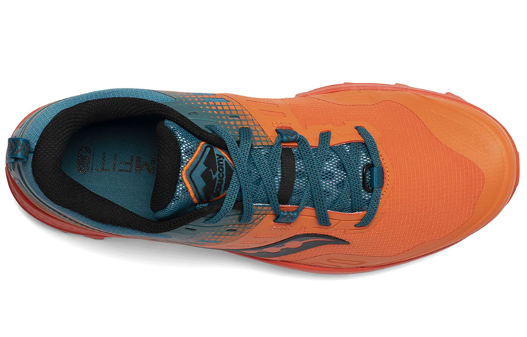 Saucony PEREGRINE 10 Peregrine Falcon Running Shoes Men’s Low Top Orange Blue