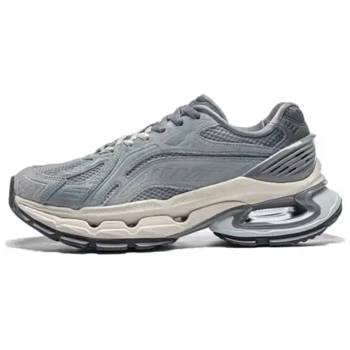 Li Ning Furious Rider BOW Cushioning, Wear Resistant Low top Running Shoes Men's Gray Blue
