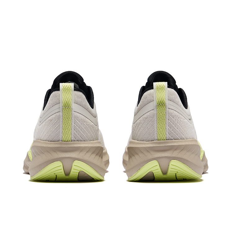 Erke Fabric Cushioning Breathable Low top City Commuting Running Shoes Men’s Wild Gray Wheat Seedling Green