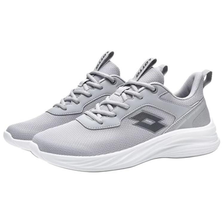LOTTO Slip Resistant Abrasion Resistant Low top Running Shoes Men’s Mist Gray