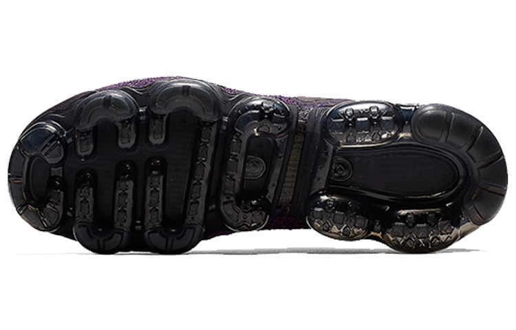 Мужские кроссовки Nike VaporMax Flyknit 2 (черный / фиолетовый) — Чёрный / фиолетовый — фото 6