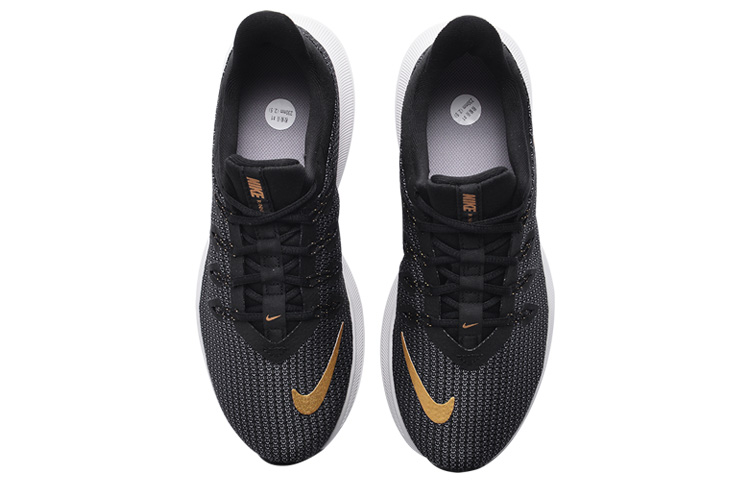 Женские кроссовки Nike Wmns Quest (черно-золотые) — фото 4