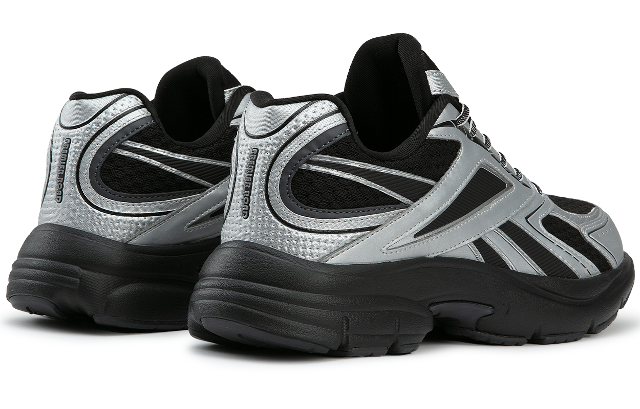 Reebok Low top Running Shoes Unisex Black Silver