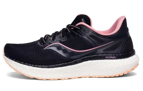 saucony Hurricane 23 Black Rosewater Women's Wide