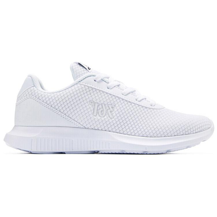 361° Woven Mesh, Synthetic Leather Breathable Cushioning Lightweight Low top Running Shoes Women’s White