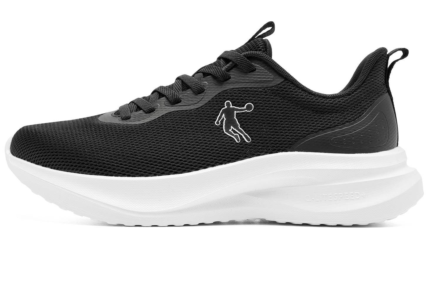 QIAODAN Fabric Cushioning Slip Resistant Abrasion Resistant Breathable Lightweight Height Increasing Rebound