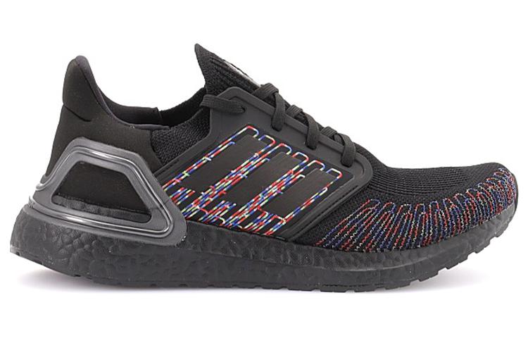Мужские кроссовки adidas ULT (черный / красный / синий) — Чёрный / красный / синий — фото 2