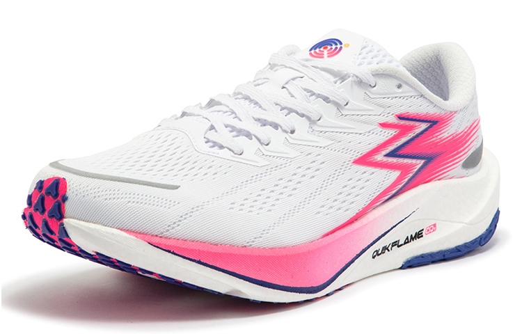 361° 2.5 Speed Pro Low top Long Distance Running Shoes Unisex White Pink