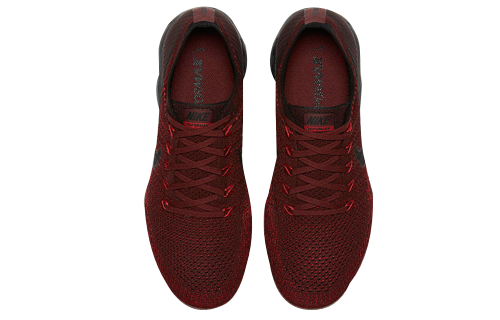 Мужские кроссовки Nike AIR VAPORMAX (черно-красные) — фото 3