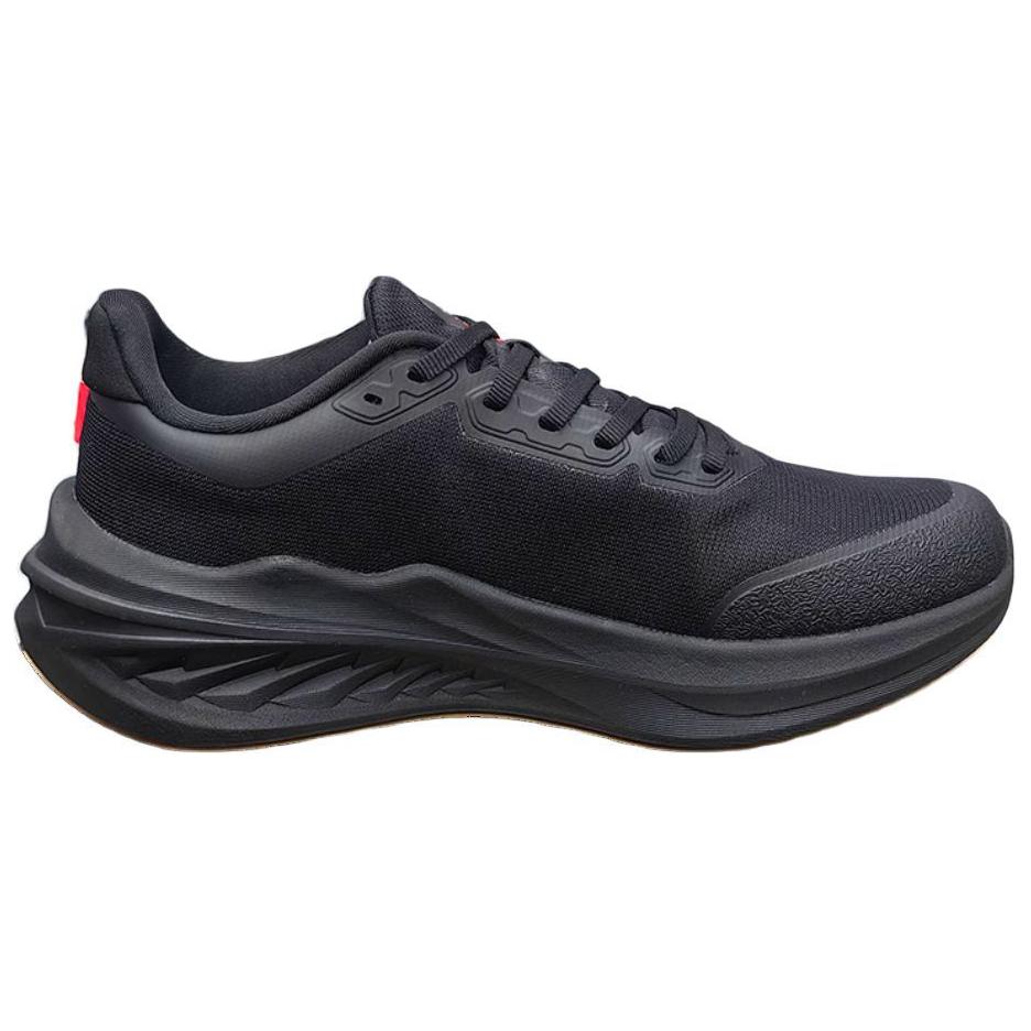 Erke Slip Resistant Abrasion Resistant Slip Resistant Abrasion Resistant Low top Casual Running Shoes Men’s Jet Black
