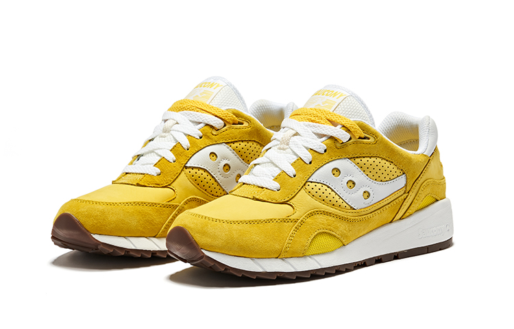 Saucony Lightweight Low top Running Shoes Unisex Yellow White