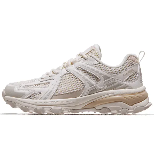 CAMEL Camel light-chasing mesh, comfortable and versatile, breathable and lightweight, shock-absorbing and casual, non-slip and wear-resistant, low-top running shoes, women's style