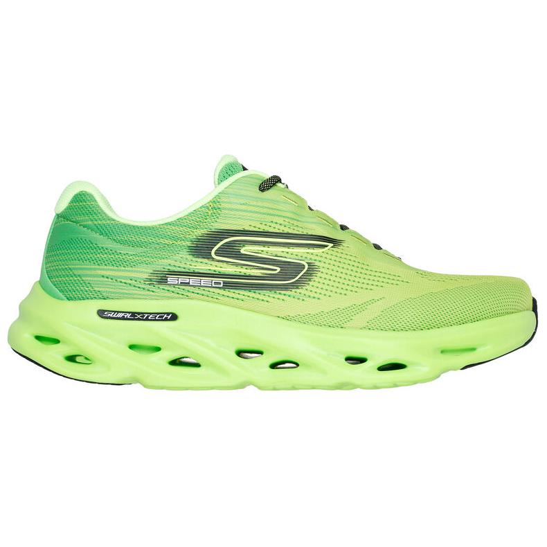 Skechers GO RUN Swirl Tech Speed Cushioning Abrasion Resistant Cushioning, Wear Resistant Low top Running Shoes Men’s