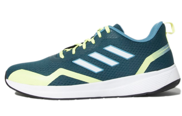 Adidas Ampligy Lightweight And Breathable Low top Running Shoes Men's Teal