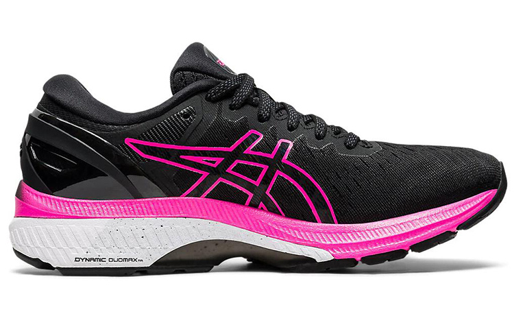 Женские кроссовки ASICS Gel-Kayano 27 (черно-розовый) — фото 2