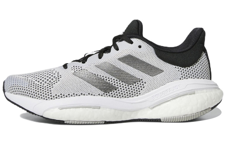 Adidas Solar Glide 5 Fabric Slip Resistant, Abrasion Resistant, Breathable Low top Running Shoes Women's Gray Black