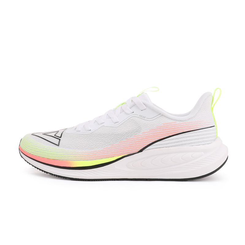 PEAK Long Distance Running Low Top Running Shoes Men’s White Green