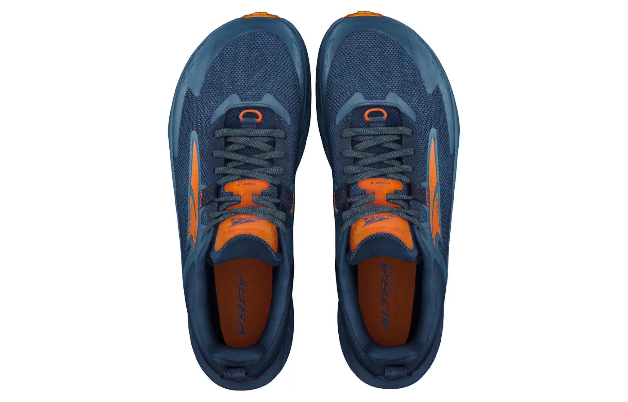 Altra Cushioning Slip Resistant Abrasion Resistant Low top Running Shoes Men’s Blue Orange