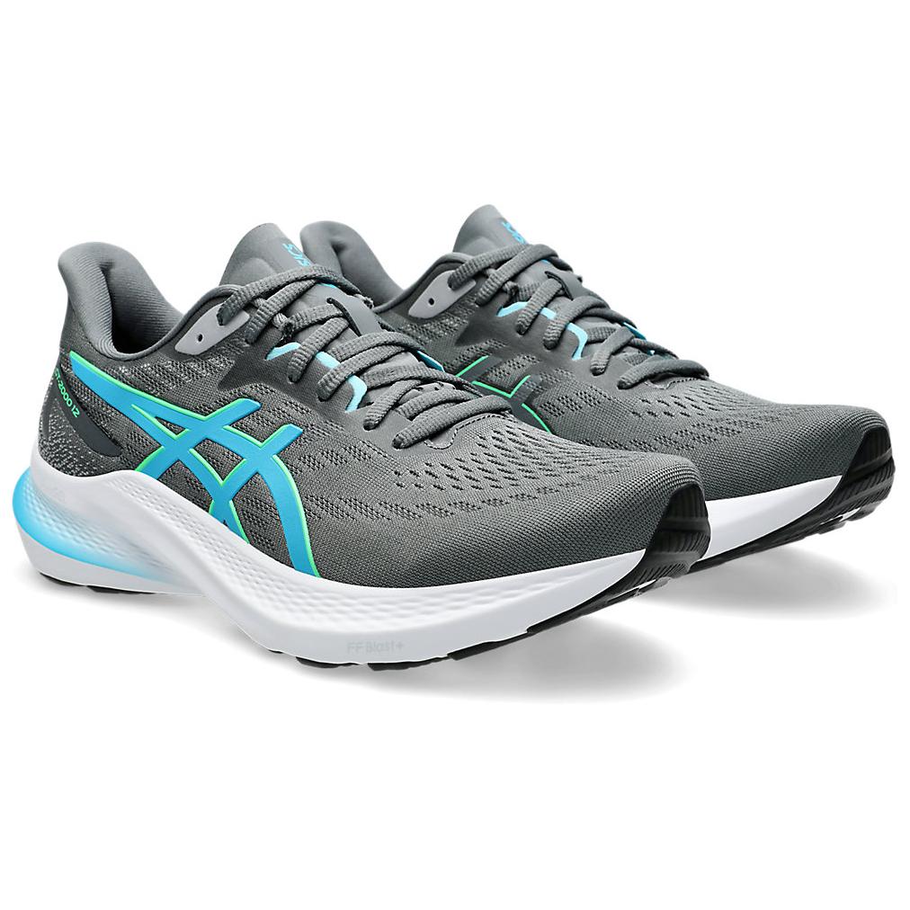 ASICS GT 2000 12 Steel Grey Digital Aqua