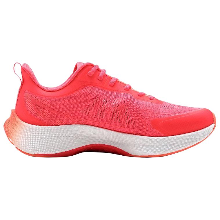 QIAODAN Flying Shadow 3.0 Slip Resistant Abrasion Resistant Low top Casual Running Shoes Men’s Neon Pink