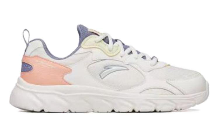 Anta Abrasion Resistant Breathable Low top Running Shoes Women’s White Pink