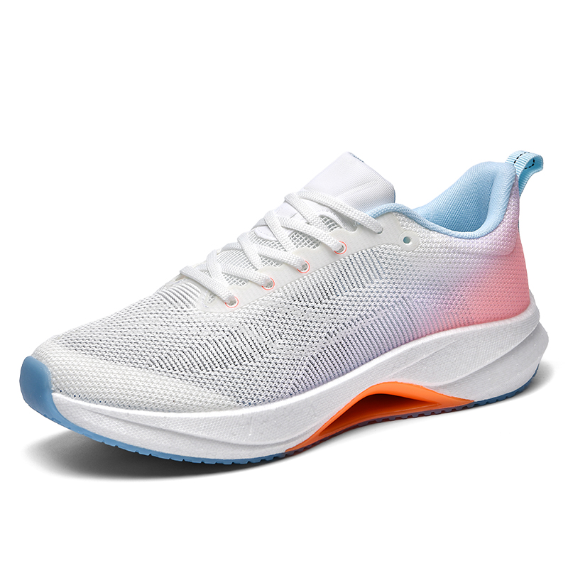 TONYBEAR Running Shoes Unisex Low Top White/Black