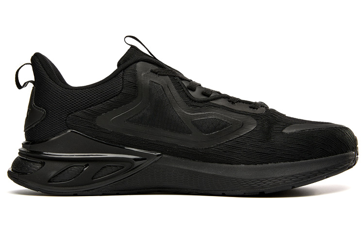 PEAK Breathable Low top Running Shoes Men’s Black Mesh Cushioning