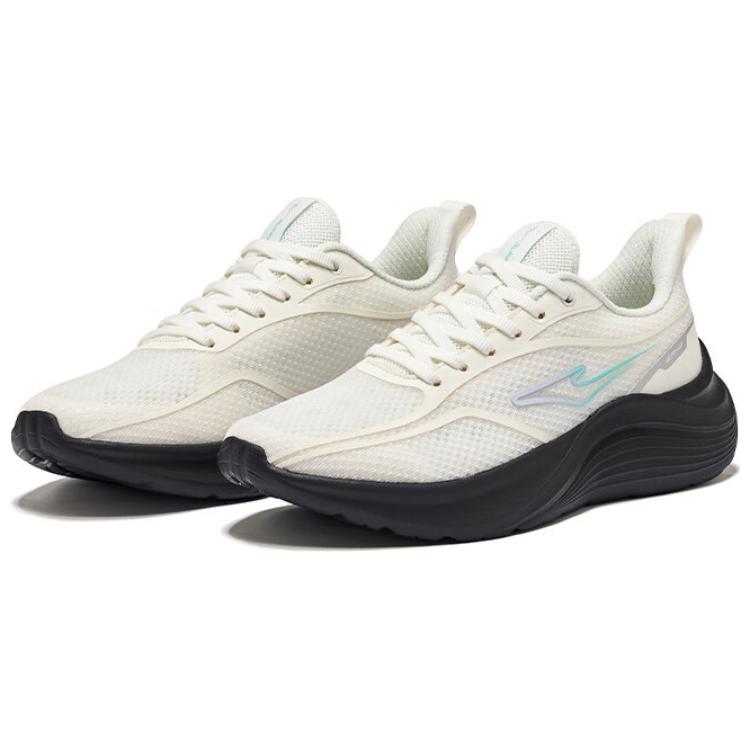Erke Meteor Cushioning Breathable Slip Resistant Low top Casual Running Shoes Women’s Microcrystal White