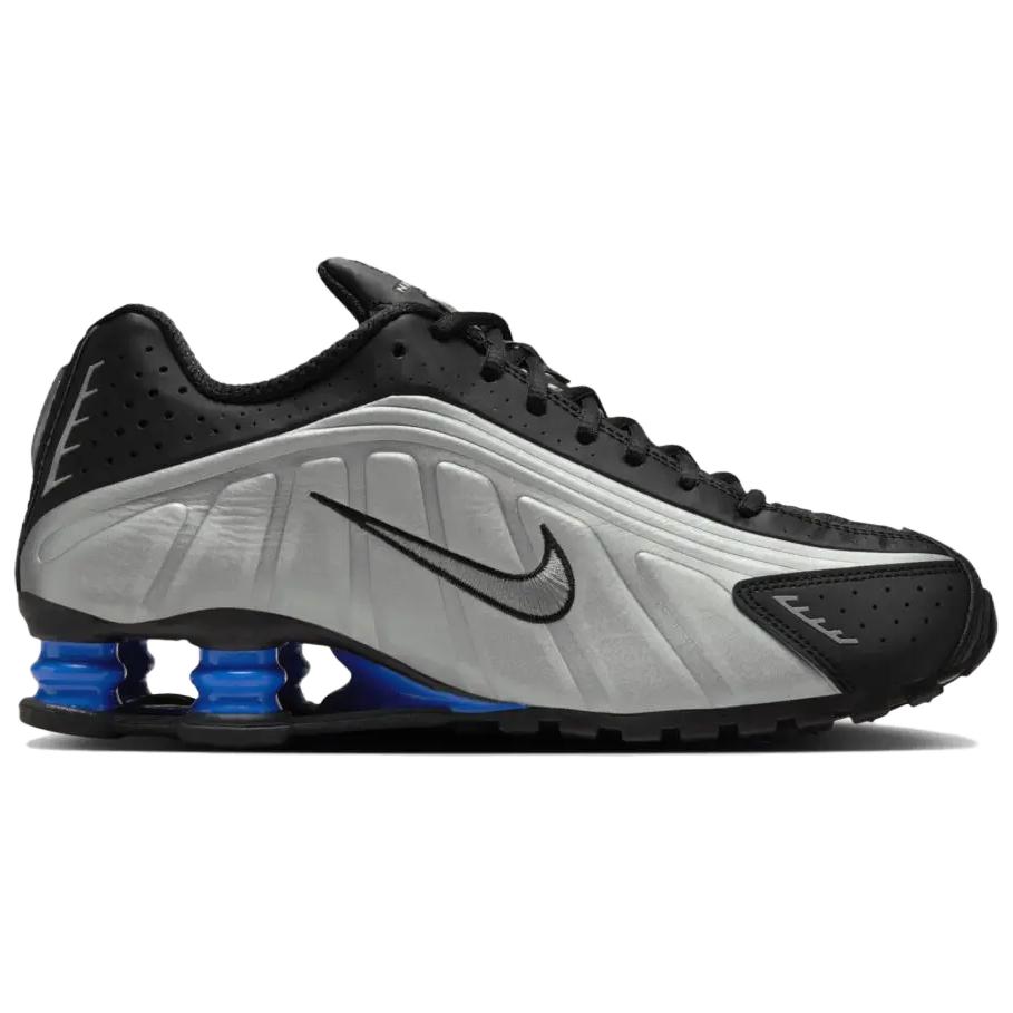 Nike Shox R4 Metallic Silver Black Racer Blue Women’s