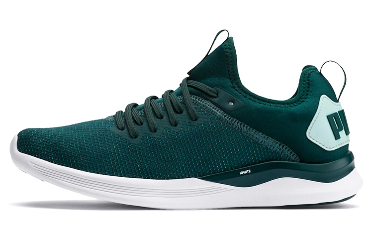 PUMA Ignite Casual Shoes Women's Low Top Green/White