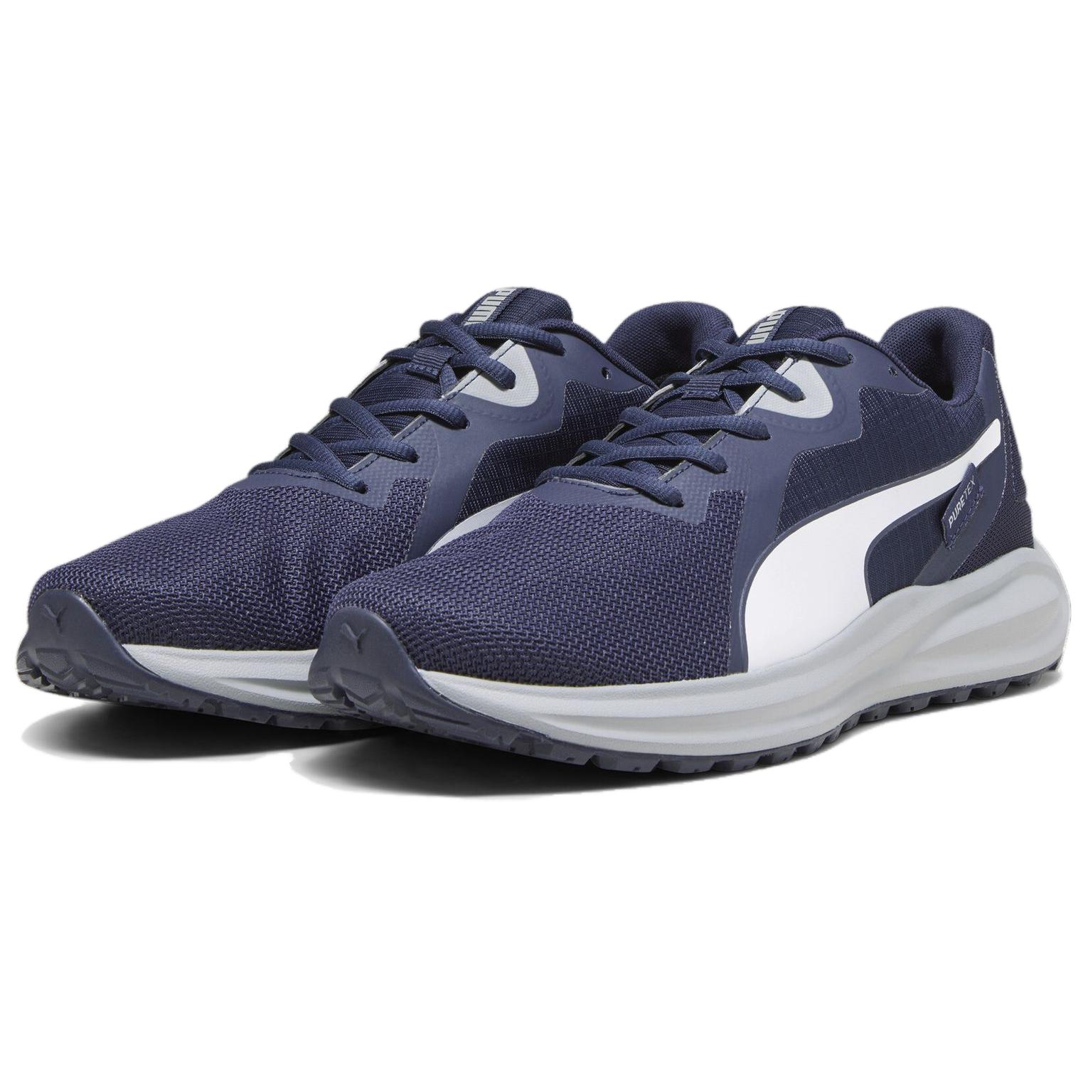 PUMA Twitch Runner Cushioning, Wear Resistant Low top Running Shoes Unisex Dark Blue