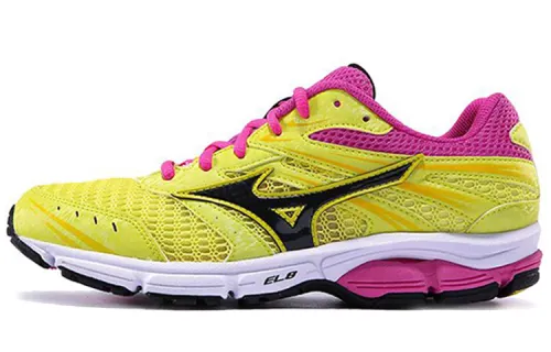 Mizuno Wave Zest Running Shoes Women's Low Top Yellow/Pink/White