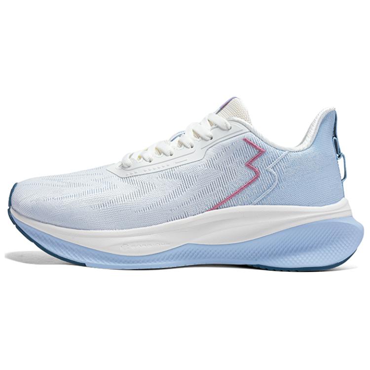 361° Abrasion Resistant Cushioning Low top Casual Running Shoes Women’s White Blue