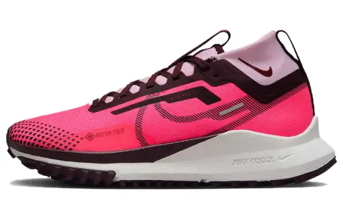 Nike React Pegasus Trail 4 Gore Tex Hyper Pink Team Red Pink Foam Burgundy Crush Women's