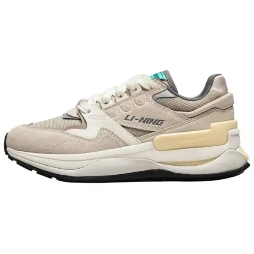 Li Ning Sports Life Collection Wear resistant And Lightweight Low top Casual Shoes Women's Gray