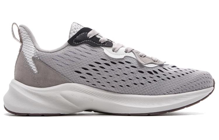 QIAODAN Cushioning, Wear Resistant Low top Running Shoes Men’s Pumice/Black