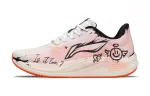 Li Ning Red Hare 7 Slip Resistant Abrasion Resistant Low top Training Running Shoes Men's White Pink