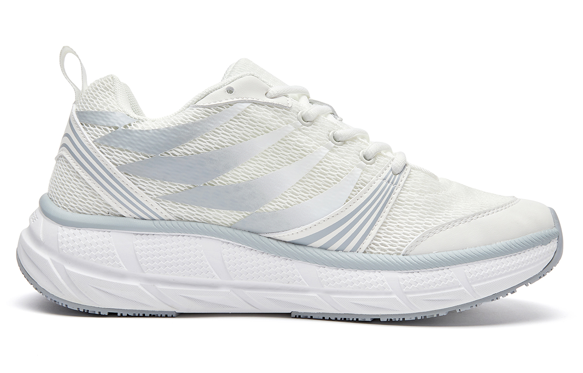VOIT Running Shoes Unisex Low Top White Gray