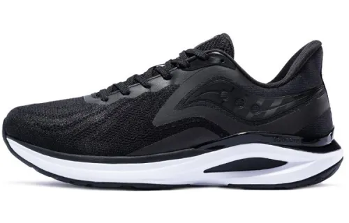 Saucony Jaeger Junior Breathable Low top Running Shoes Men's Black
