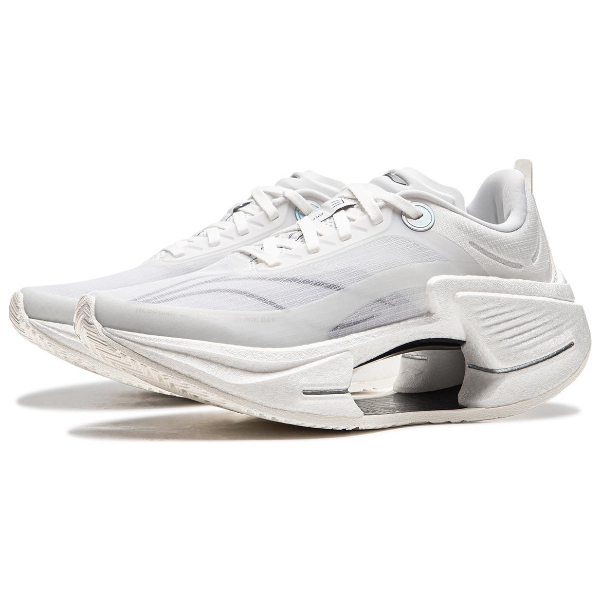 Li Ning Shadow 3 Essential Fabric Cushioning Support Rebound Low top Casual Running Shoes Women’s White