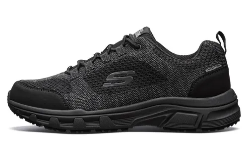 Skechers Low Top Lace Up Casual Shoes Men's Low Top All Black
