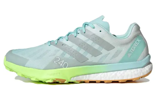 Adidas Terrex Speed Fashion Slip Resistant Low top Running Shoes Men's Blue Teal