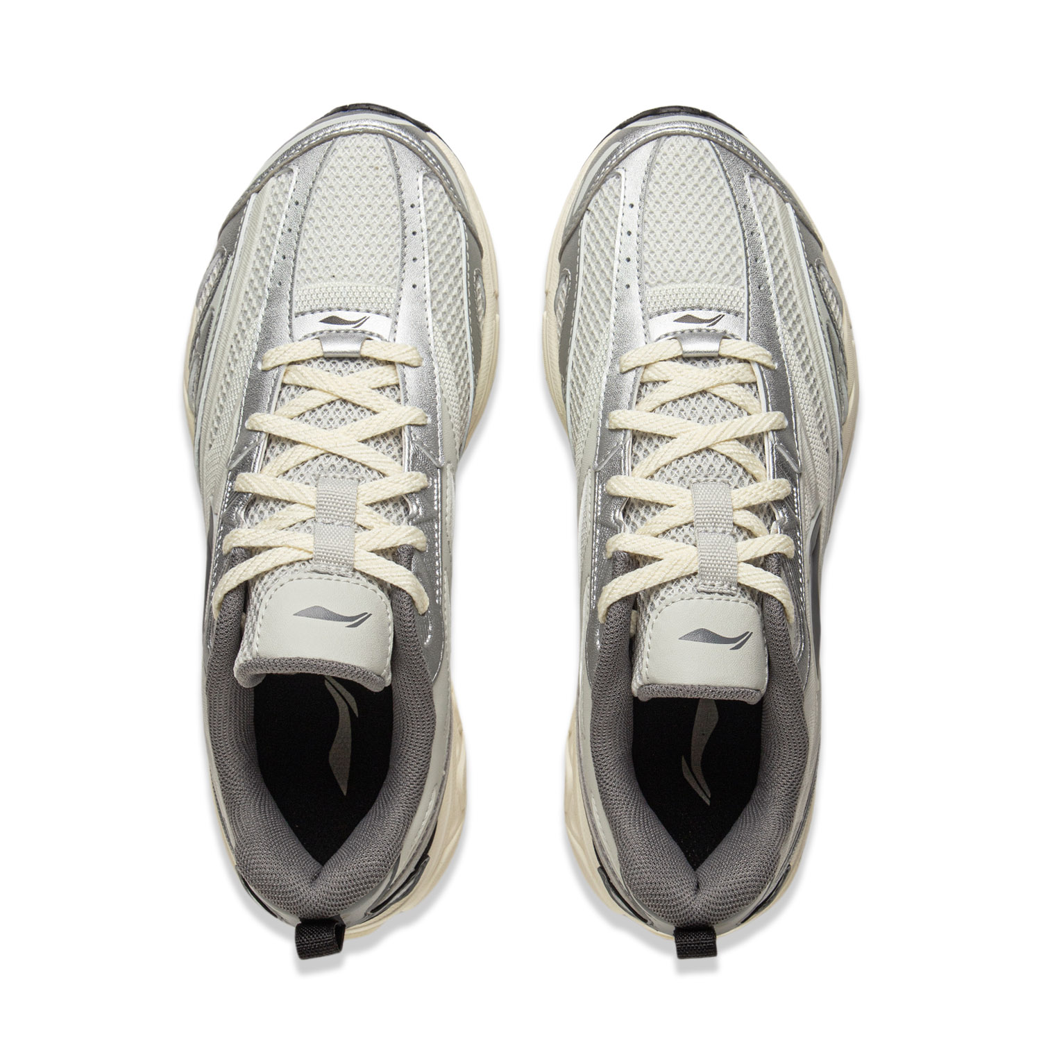 Li Ning Fuyao 2.0 V2 Fabric Cushioning Slip Resistant Abrasion Resistant Rebound Low top Casual Running Shoes Women’s