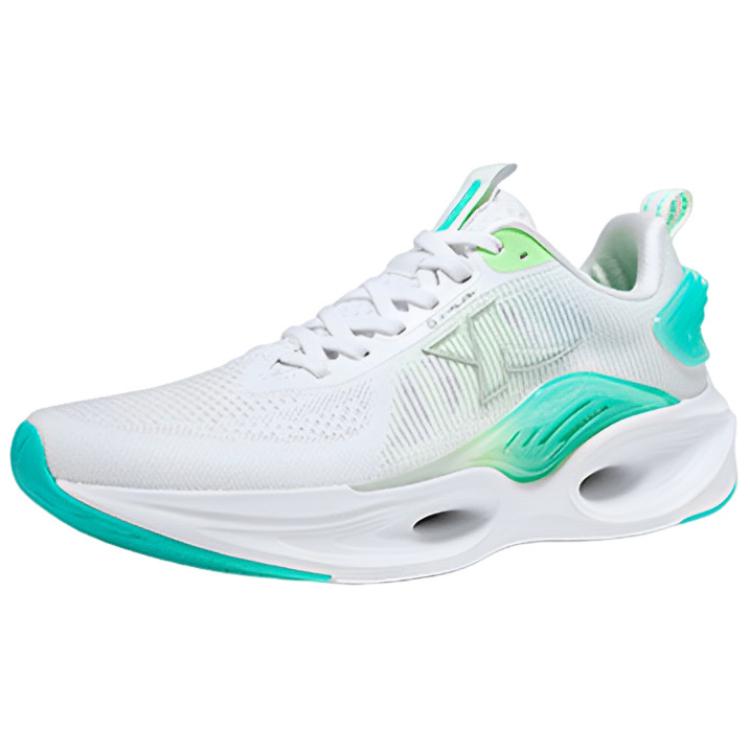 XTEP Cushioning Breathable Low top Running Shoes Men’s White Green