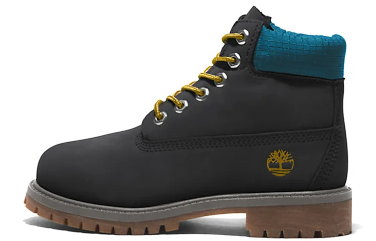Timberland Premium 6 Inch Abrasion Resistant Short Outdoor Boots Women's Black Blue