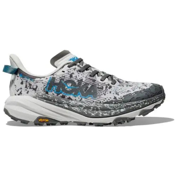 HOKA ONE ONE SPEEDGOAT 6 Comfortable Cushioning Slip Resistant Rebound Low top Running Shoes Women’s Gray Black